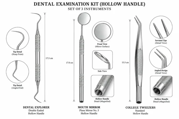 EXAMINATION KIT HOLLOW WITHOUT COLOUR