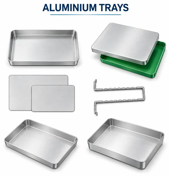 aluminium trays